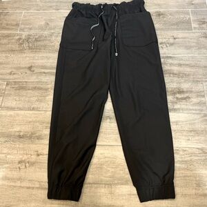 ClimateRight By CuddlDuds 5 pocket Silver Ion Scrub Pants‎ Size Medium Black
